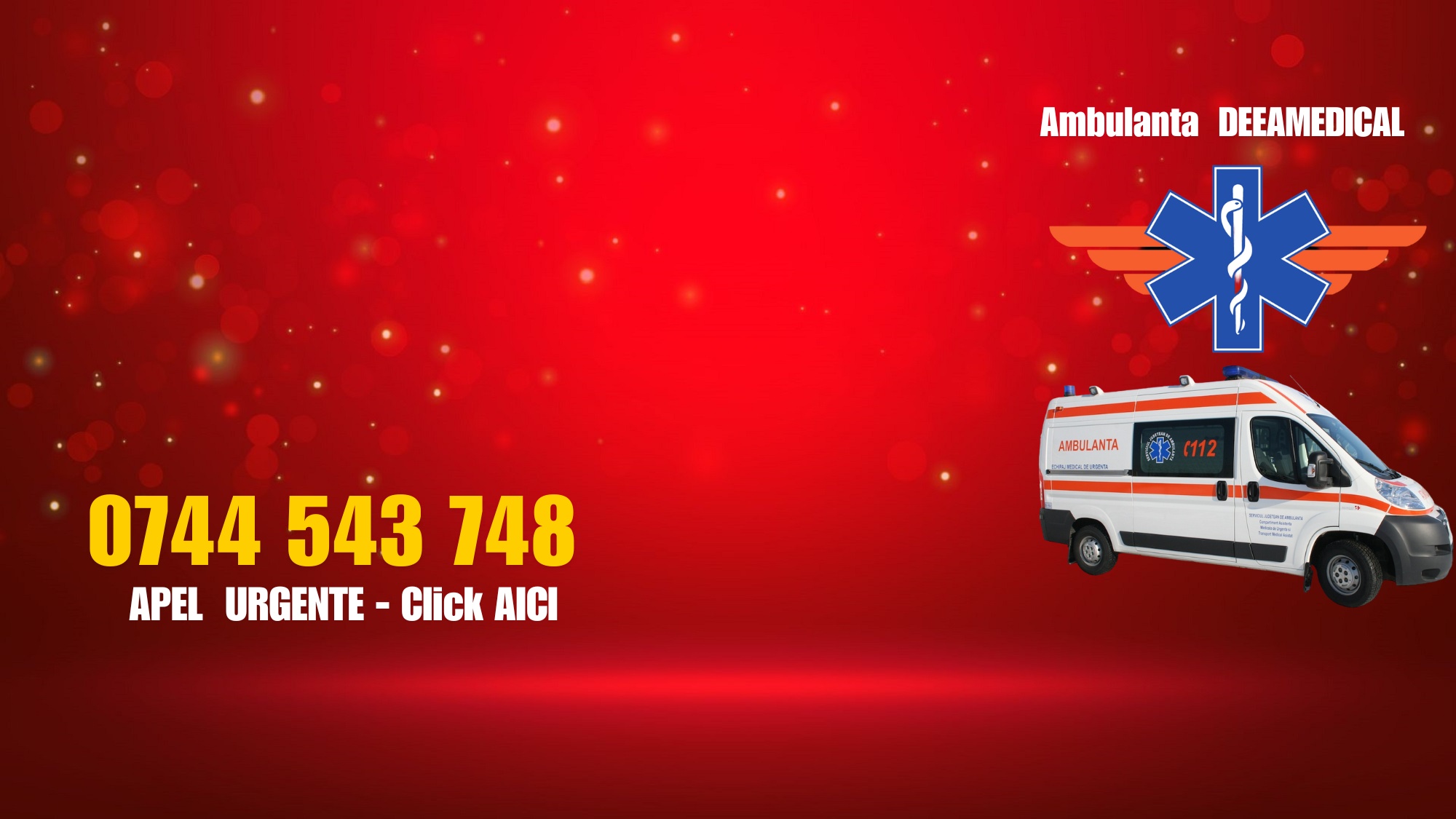 Ambulanta Brasov DeeaMed
Transport Pacienti Nedeplasabili Cu Ambulanta! Transport Medical Privat! Urgente: +4 0744 543 748
https://deaamedical.ro/